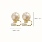 clip on pearl stud earrings round 2